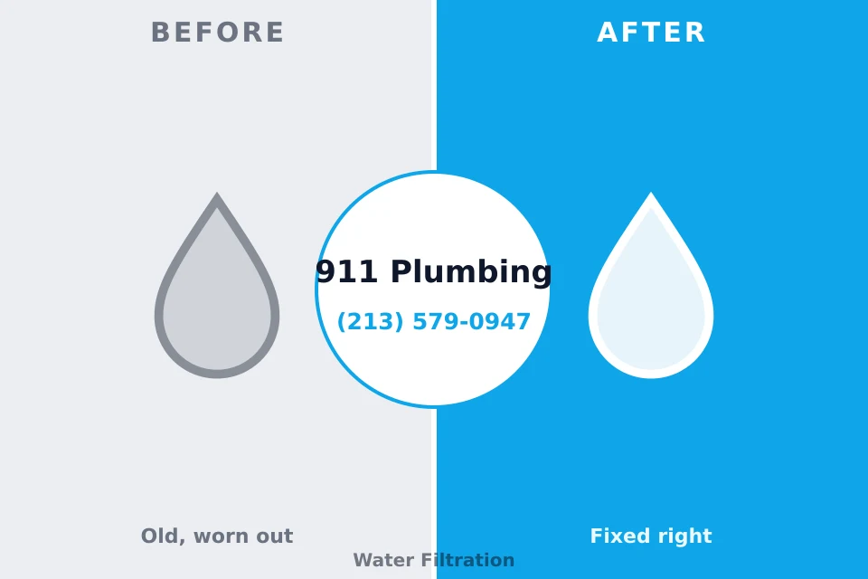 Before and after: plumbing company Beresford, SD